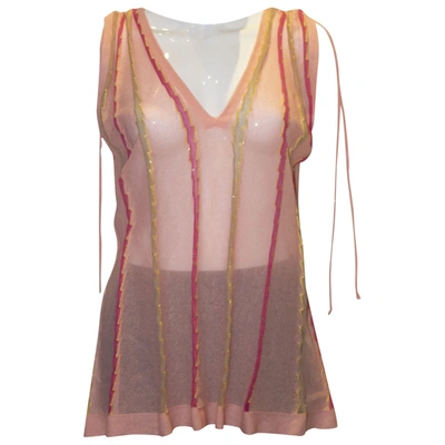 Pre-owned M Missoni Pink Synthetic Top