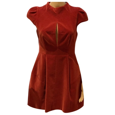 Pre-owned Carven Mid-length Dress In Red