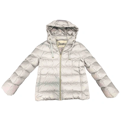 Pre-owned Herno Puffer In Grey