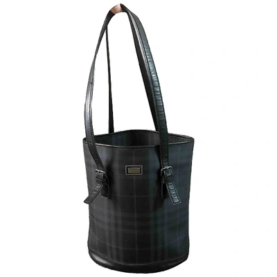 Pre-owned Burberry The Bucket Cloth Handbag