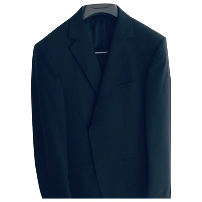 Pre-owned Z Zegna Blue Wool Jacket