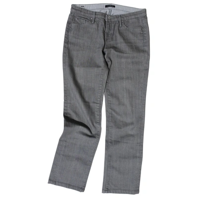 Pre-owned 7 For All Mankind Carot Trousers In Grey