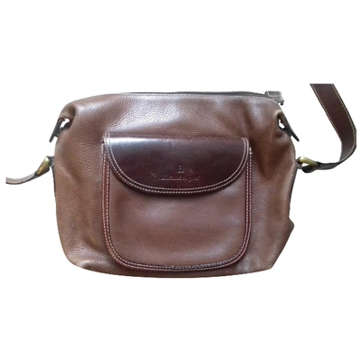Pre-owned Etienne Aigner Leather Handbag In Brown