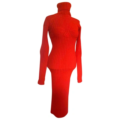 Pre-owned Circus Hotel Red Wool Dress