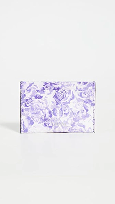 Ganni Card Case In Violet Tulip