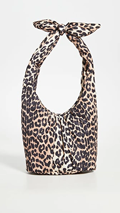 Ganni Mini Leopard Shoulder Bag