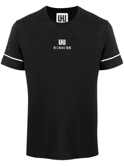 Les Hommes Urban Logo Short-sleeve T-shirt In Black
