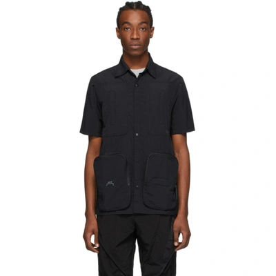 A-cold-wall* Multi-pocket Short-sleeve Shirt In Black