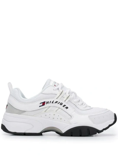 Tommy Jeans Logo Trainers In White