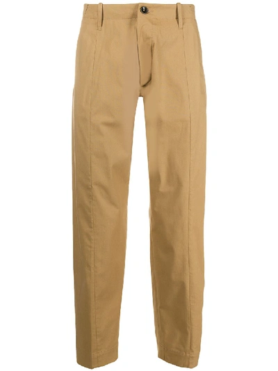 Nine In The Morning Cropped Trousers In Neutrals