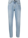 Saint Laurent Straight-leg Boyfriend Jeans In Blue