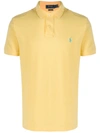 Polo Ralph Lauren Embroidered-design Polo Shirt In Yellow