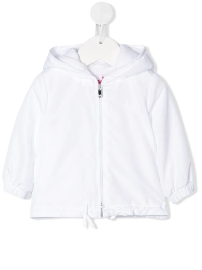Il Gufo Babies' Hooded Raincoat In White