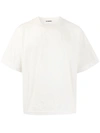 Jil Sander Boxy Crew Neck T-shirt In Neutrals