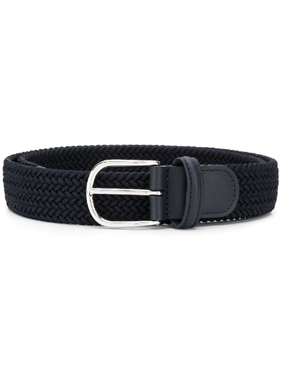 Anderson's Braided Belt In Blue