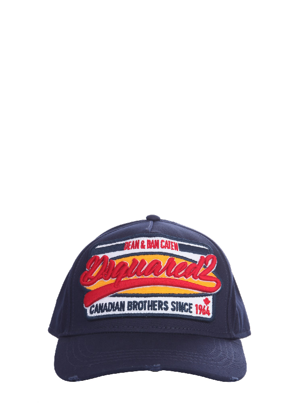 dsquared2 navy cap