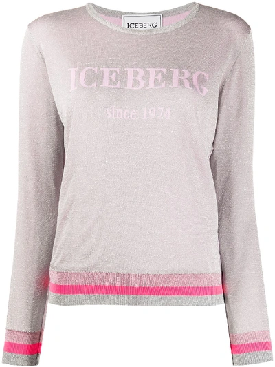 Iceberg Light Pink Cotton Jumper