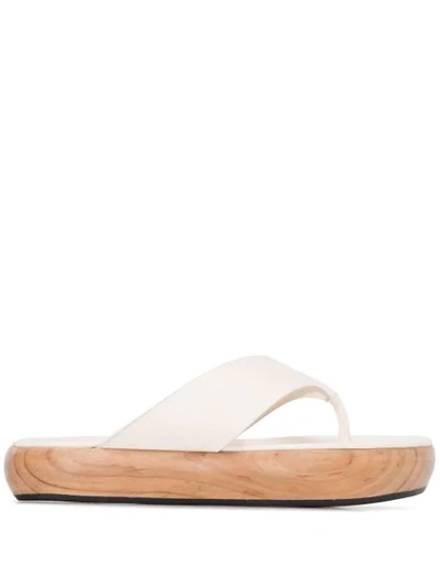 Neous White Erycina 30 Leather Sandals