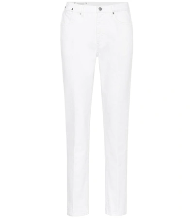 Dries Van Noten Perry Skinny Ankle Jeans In White