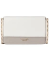 Kate Spade Spencer Leather Wallet On A Chain In Parchment Multi/gold