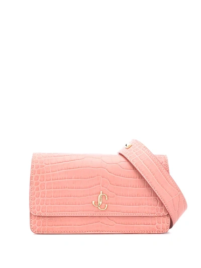 Jimmy Choo Varenne Belt Bag In Pink