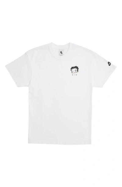 Pre-owned Nike  X Olivia Kim Betty Boop T-shirt White