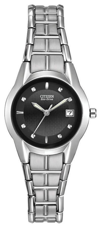 Pre-owned Citizen  Paradign Ew1410-50e In Stainless Steel