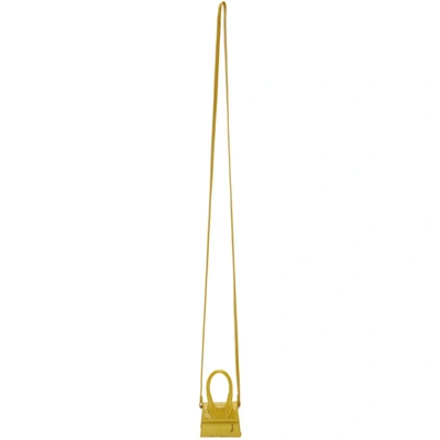 Jacquemus Yellow Le Petit Chiquito Necklace Pouch In Shaded Yell