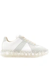 Maison Margiela White & Grey Caviar Replica Sneakers