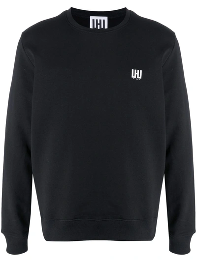 Les Hommes Urban Logo Print Sweatshirt In Black