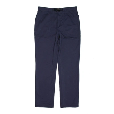 Norse Projects Laurtis Brushed Cargo Pants In Navy