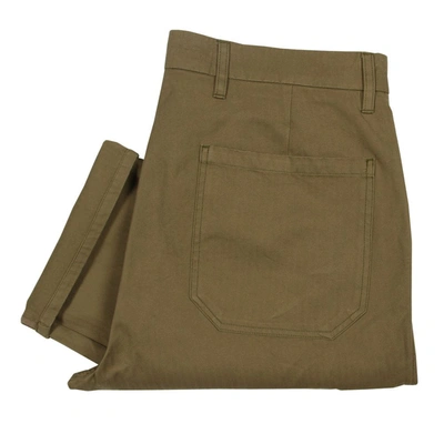 Norse Projects Trousers Laurits Herringbone Cargo In Green