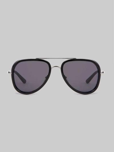 Etro Tortoiseshell Aviator Sunglasses In Black