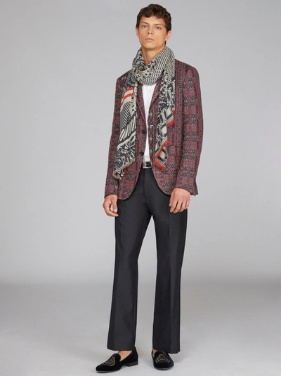 Etro Jersey Pique Jacket In Red