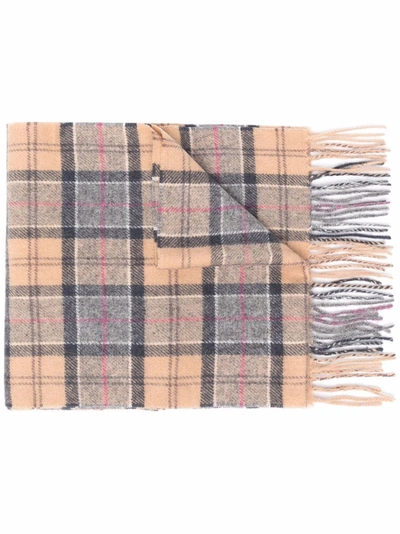 Barbour Scarf – Dress Tartan Beige In Green
