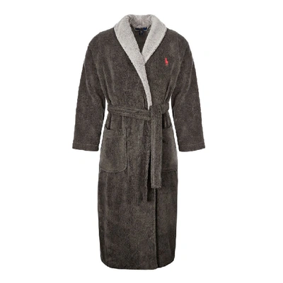 Ralph Lauren Shawl Robe In Grey