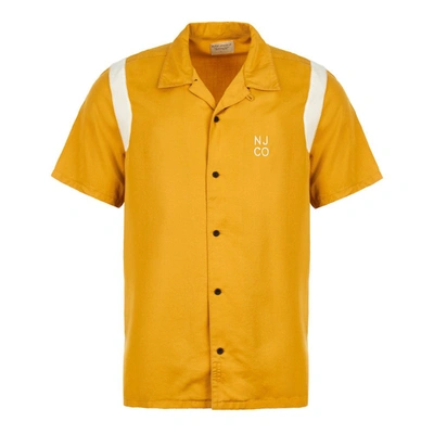 Nudie Jeans Shirt Bowling Jack In Yellow