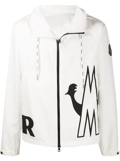 Moncler Mythos Techno Fabric Jacket In White