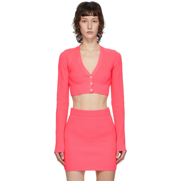helmut lang cropped cardigan