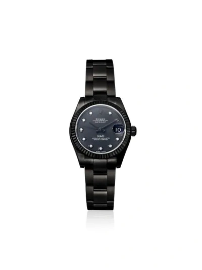 Mad Paris Customised Rolex Datejust 31mm In Black