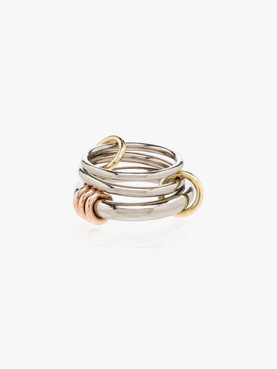 Spinelli Kilcollin 18k White Gold Orion Linked Rings In Metallic