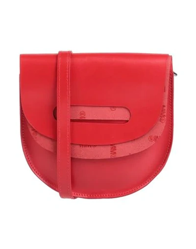 Mm6 Maison Margiela Cross-body Bags In Red