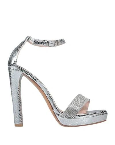 Albano Sandals In Silver