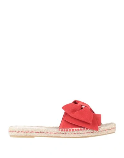 Pollini Sandals In Red