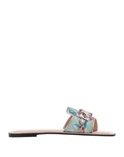 Pollini Sandals In Ivory