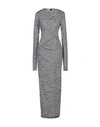 Pinko Long Dresses In Grey