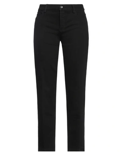 Emporio Armani Denim Pants In Black