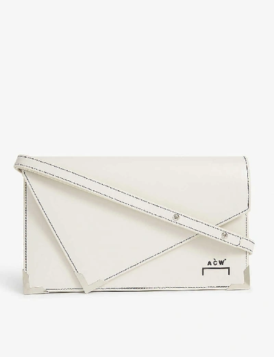 A-cold-wall* Miles Leather Clutch Bag In White