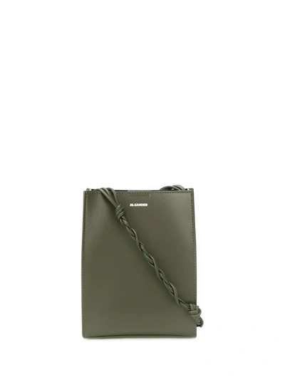 Jil Sander Tangle Small Shoulder Bag In Green