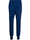 Stella Mccartney Tapered Trousers In Blue